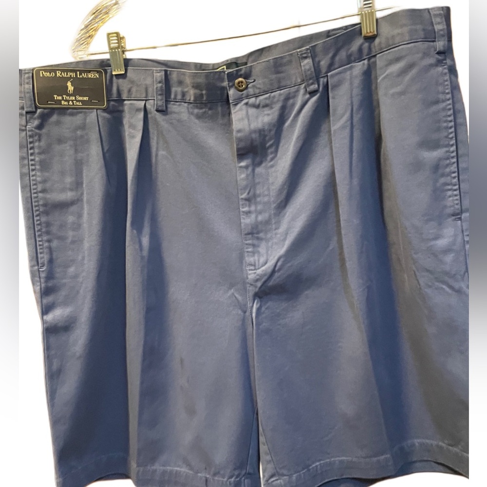 Ralph Lauren Men's Navy Flat Front Shorts